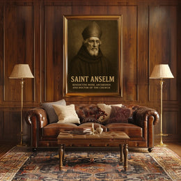 Saint Anselm Poster