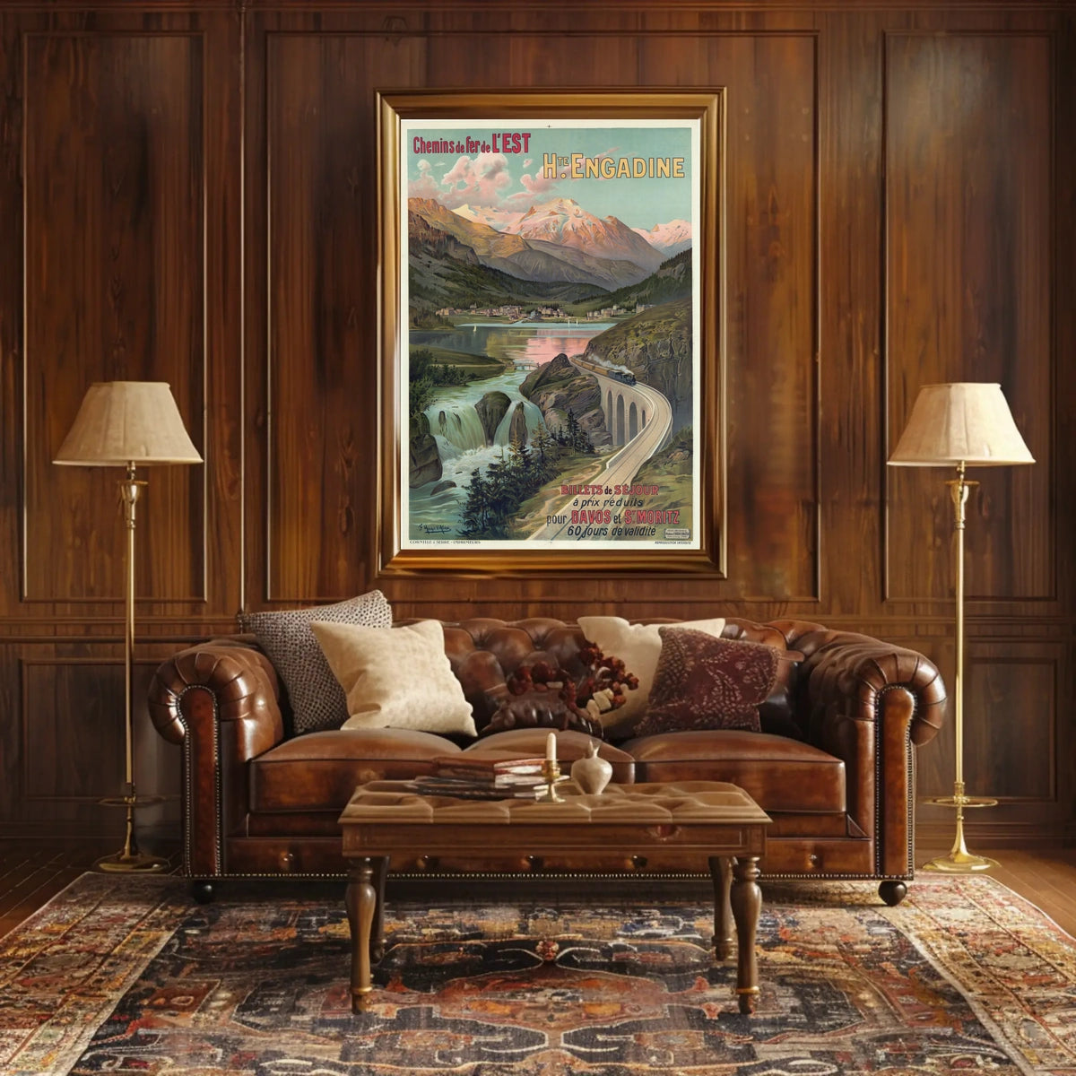 Journey To The Engadine Poster