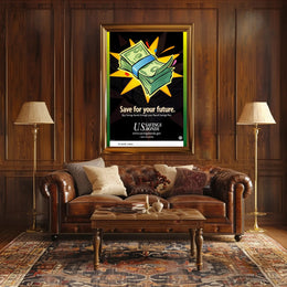 Save for Your Future with U.S. Savings Bonds Poster PosterGoat