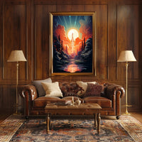 Celestial Launch Poster