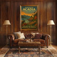 Discover Acadia A Natural Masterpiece Poster