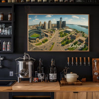 Detroit, Michigan Poster