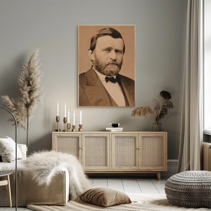 Ulysses S. Grant 18th President Sepia Photo