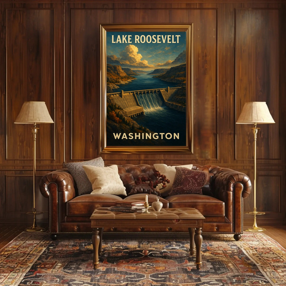 Lake Roosevelt Washington Poster