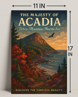 The Majesty of Acadia Poster PosterGoat