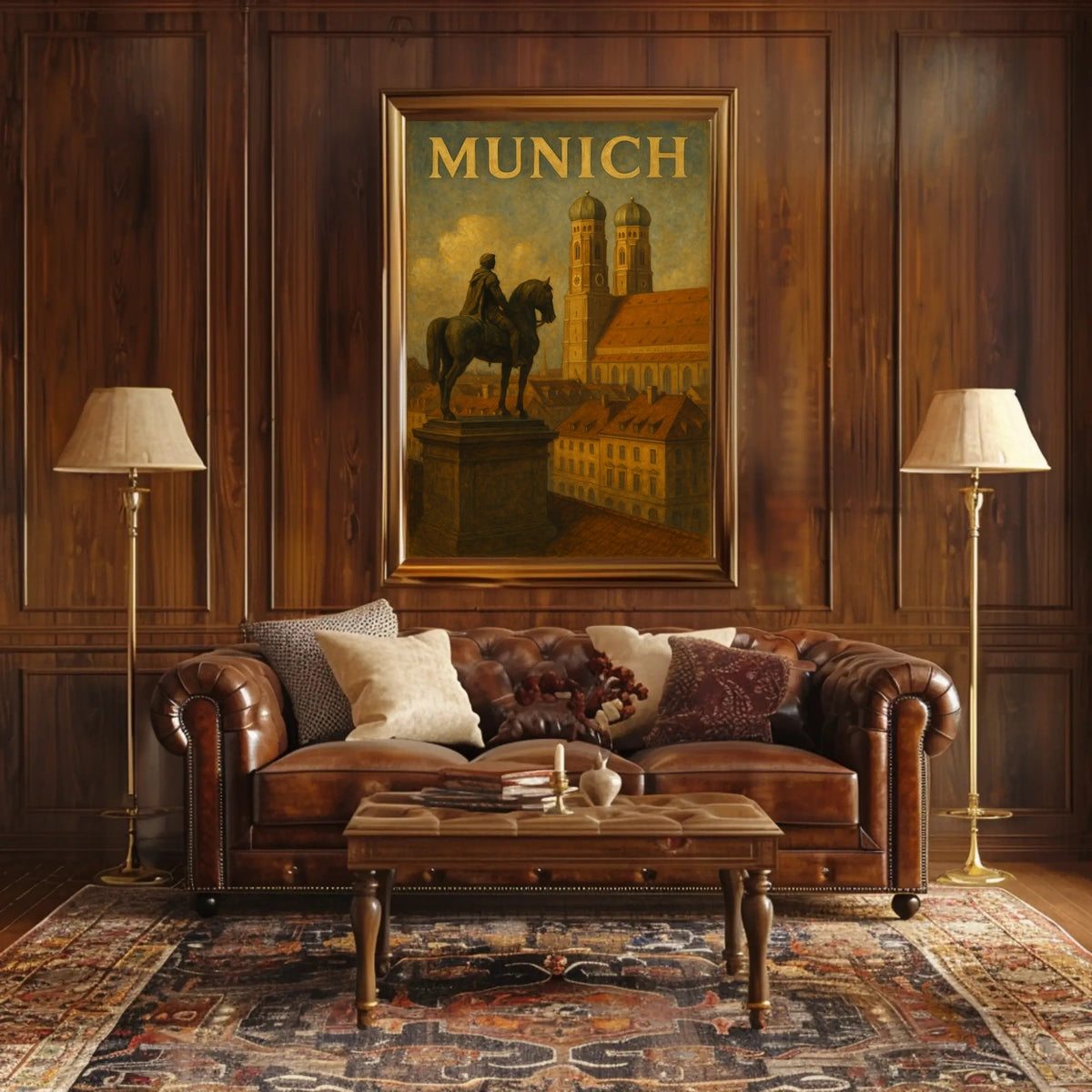 Munich Cityscape Poster