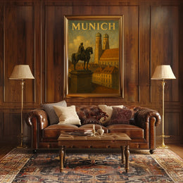 Munich Cityscape Poster