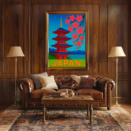 Japan Cultural Harmony Poster