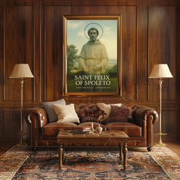 Saint Felix Of Spoleto Poster