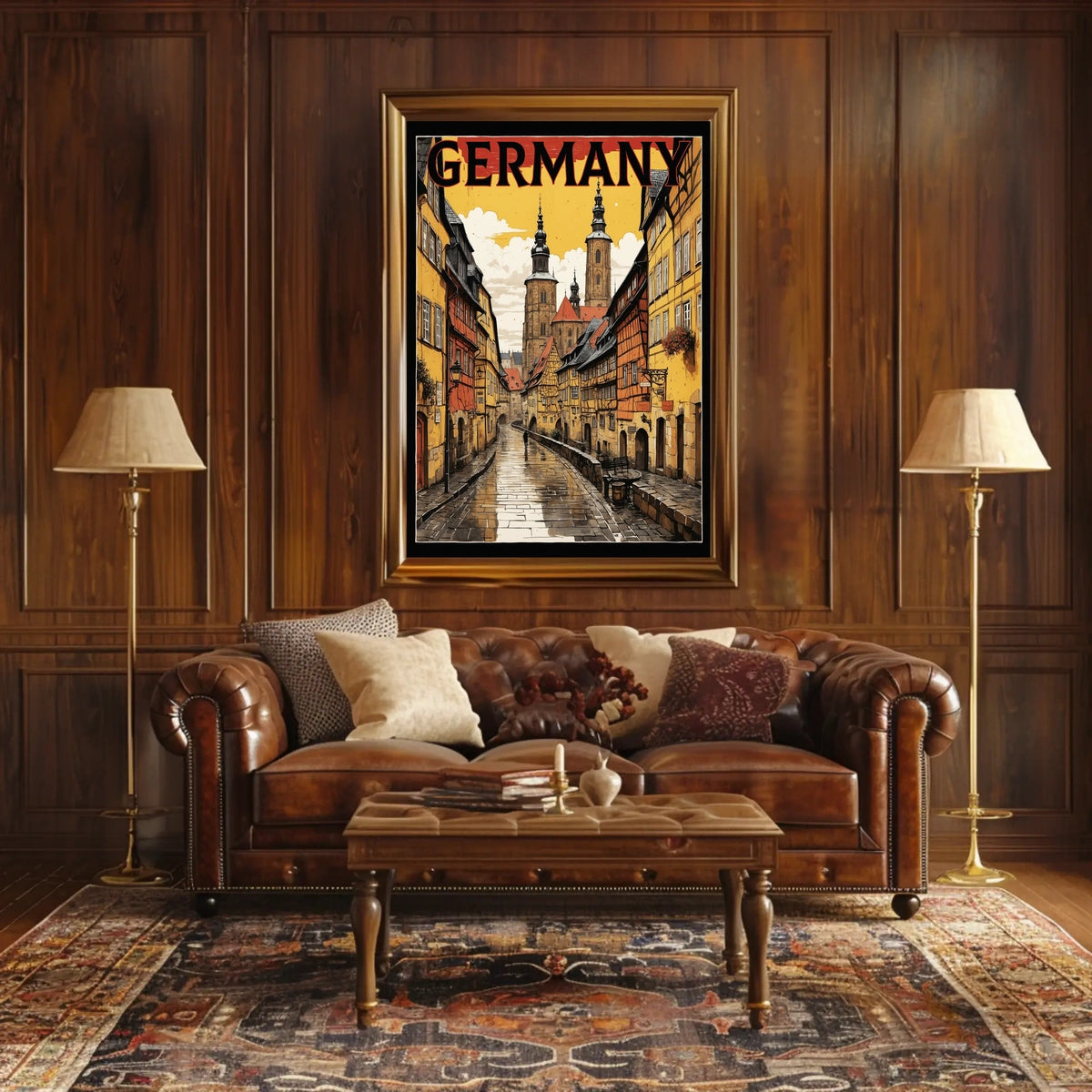 Germany Scenic Street View Poster