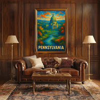 Pennsylvania Capitol Art Poster