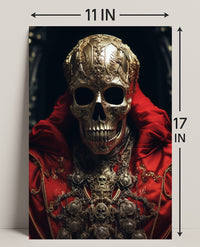 Regal Skull Artistry Poster PosterGoat