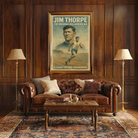 Jim Thorpe Legendary Athlete Poster