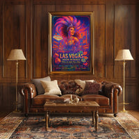 Neon Mirage: Las Vegas Poster PosterGoat