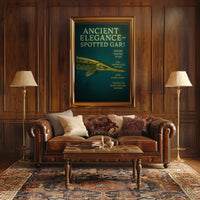 Ancient Elegance Spotted Gar Poster