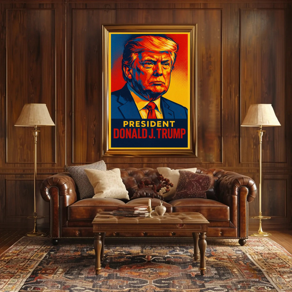 Donald J. Trump President Poster