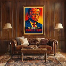 Donald J. Trump President Poster