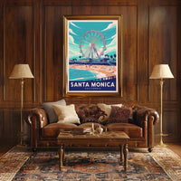 Santa Monica Beachside Bliss Poster
