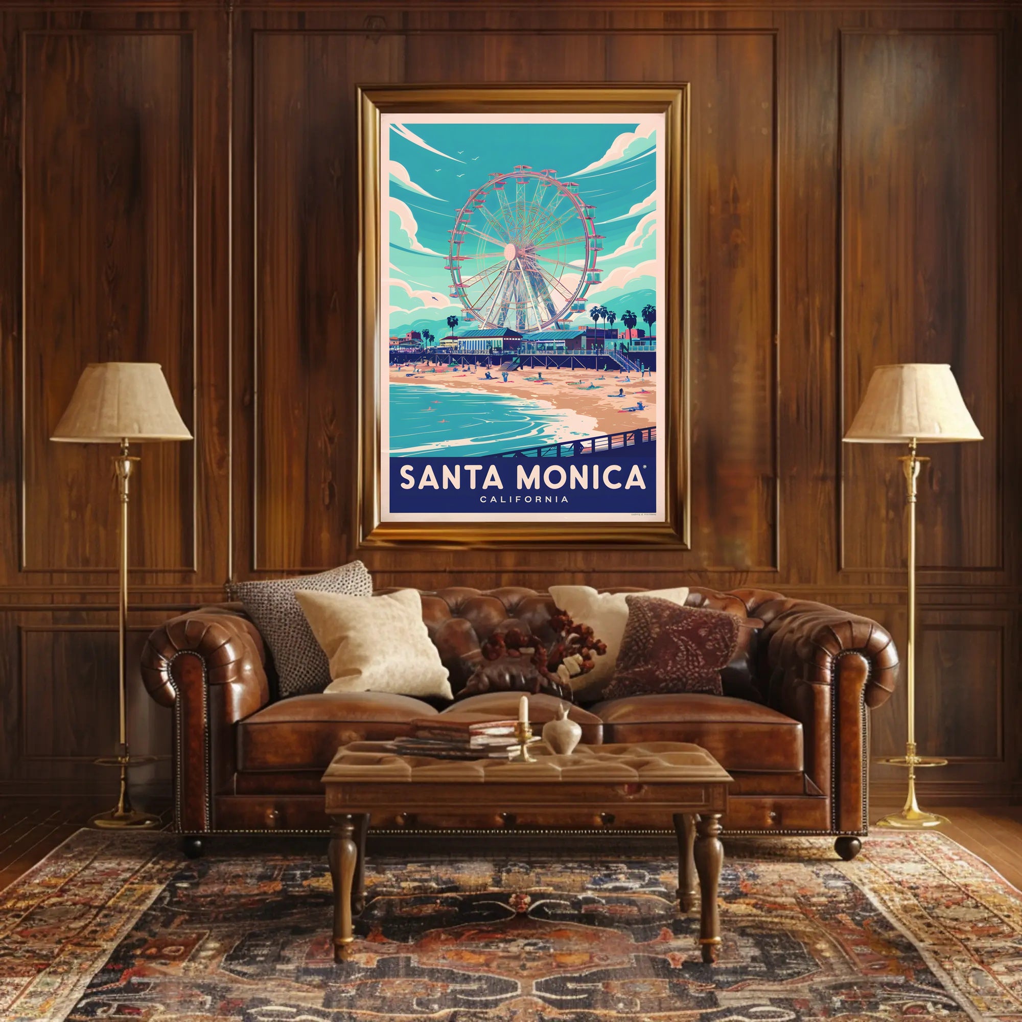 Santa Monica Beachside Bliss Poster
