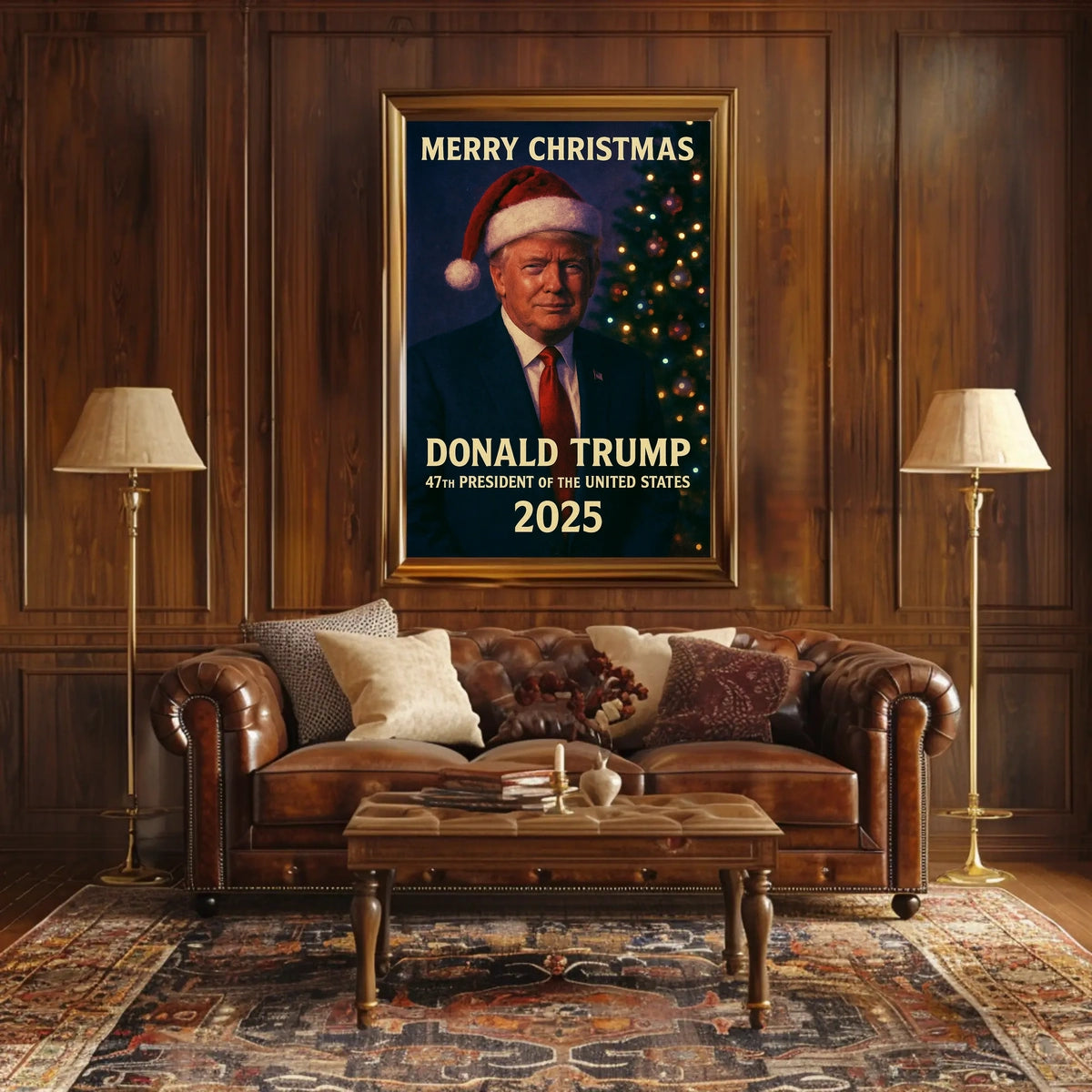 Christmas Business Attire Festivities Decorative Pop Culture Poster