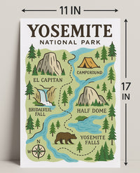 Explore Yosemite National Park Poster PosterGoat