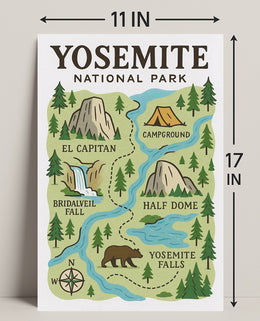 Explore Yosemite National Park Poster PosterGoat