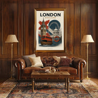 Discover London Poster