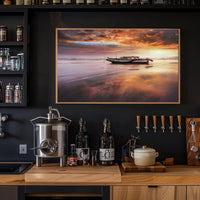 Tranquil Sunset Reflection Poster