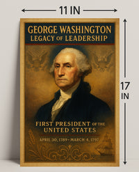George Washington 1st President Poster PosterGoat