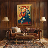 1776 George Washington Presidential Wall Poster Art