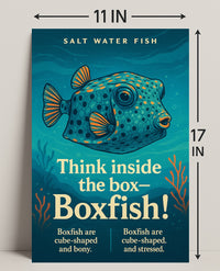 Think Inside the BoxBoxfish Poster PosterGoat