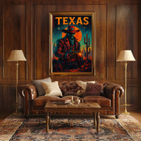Texas Cowboy Poster