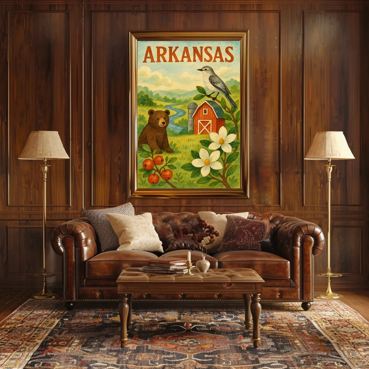 Arkansas Nature Scene Poster