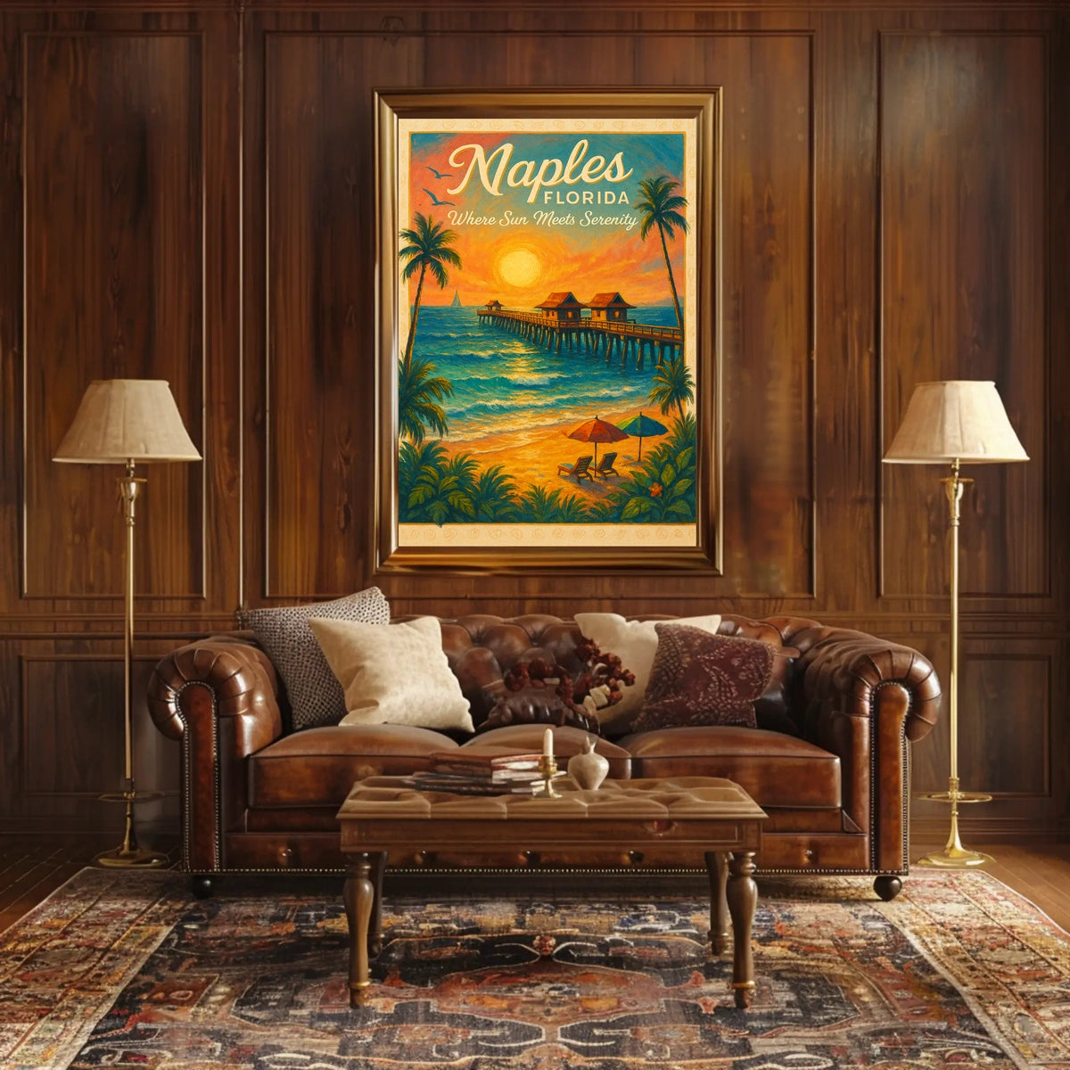 Naples, Florida Where Sun Meets Serenity Poster