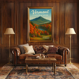 Vermont Nature Tapestry Poster Wall Art Print