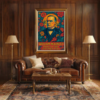 William McKinley Gift Vintage Presidential Tribute Poster
