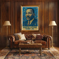 Martin Luther King Jr. Mosaic Poster