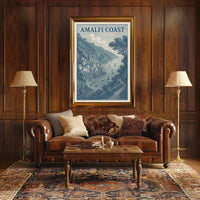 Amalfi Coast Poster Art Wall Decor Museum Quality 18x24