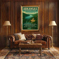 Arkansas The Natural State Poster
