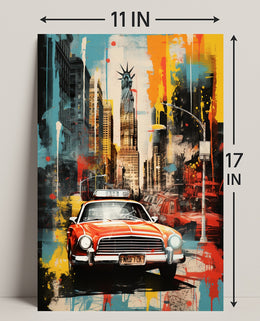 Urban Vibes A Colorful Journey Poster