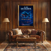 A-4G Skyhawk Cold War Military Recruitment Poster