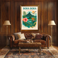 Bora Bora Idyllic Escape Travel Poster PosterGoat