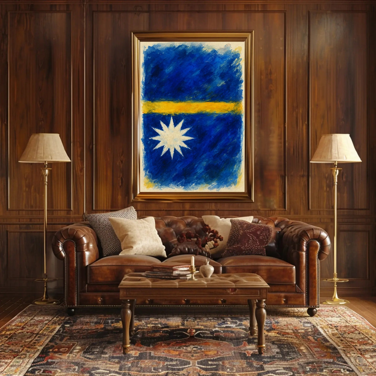 Abstract Flag Art Poster