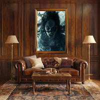 Haunting Visage Art Print Poster for Home Decor and Wall Art PosterGoat