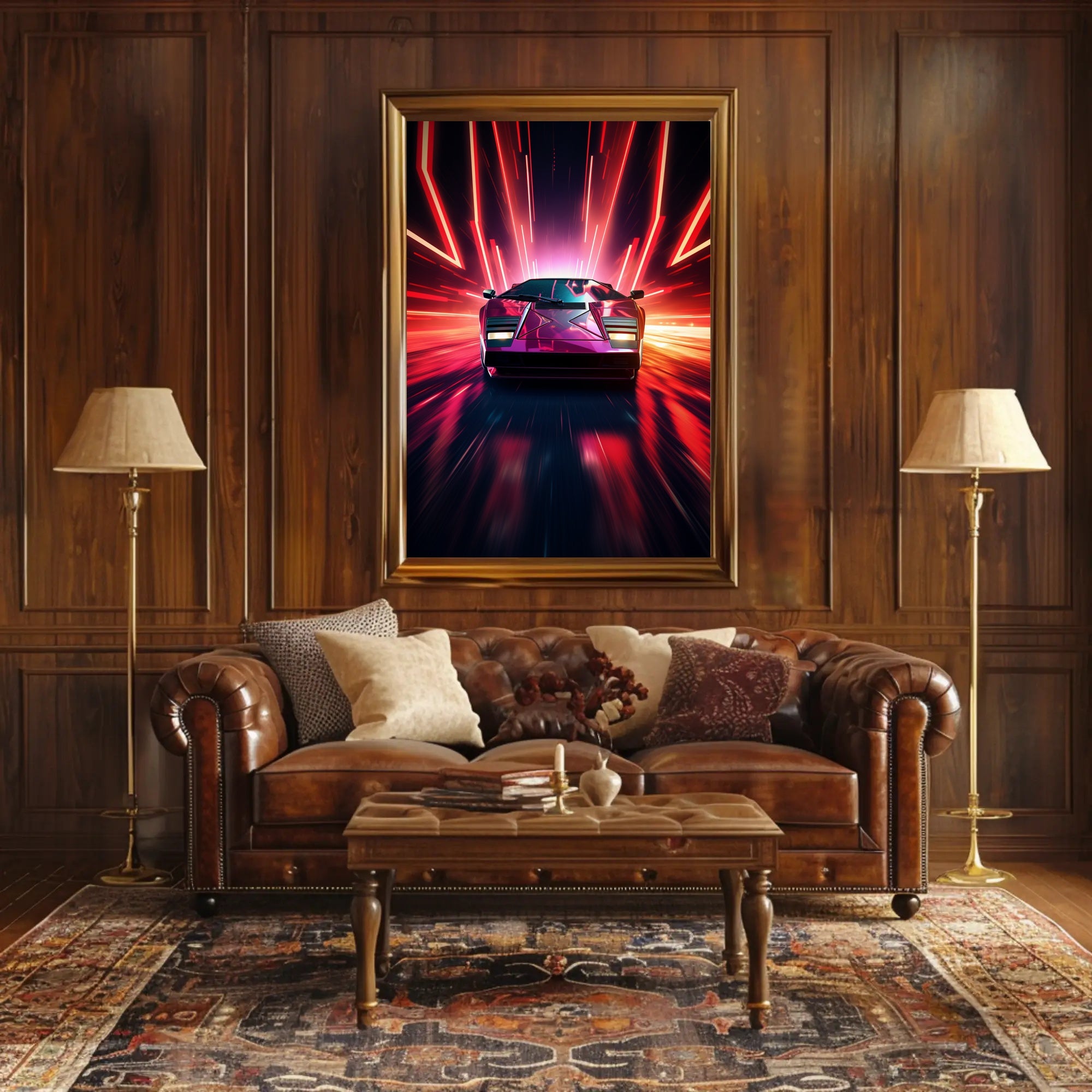 Neon Speed Poster PosterGoat