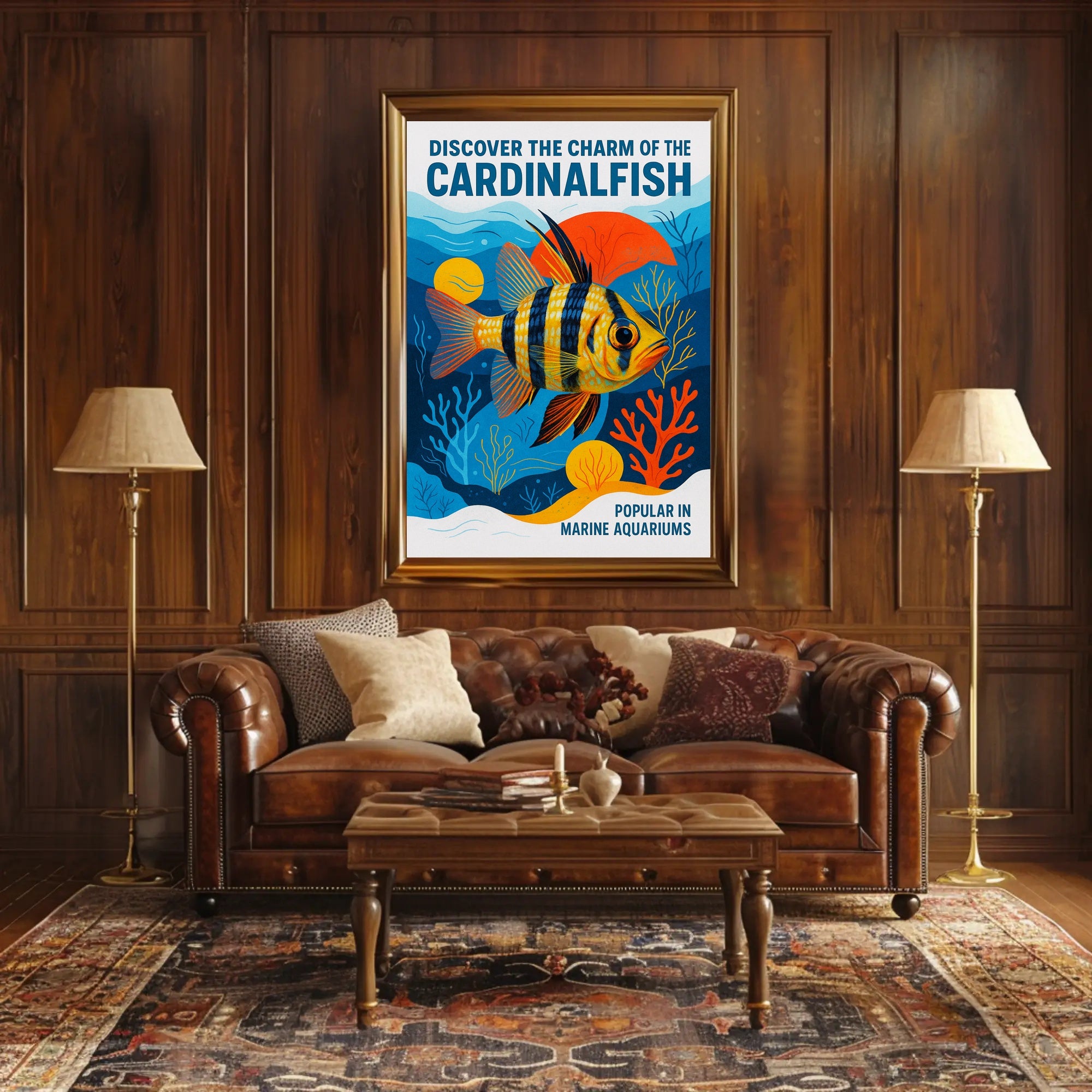 Discover the Charm of the Cardinalfish Poster PosterGoat