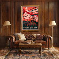 South Dakota Monumental Tribute Poster