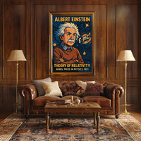Albert Einstein Theory Of Relativity Poster