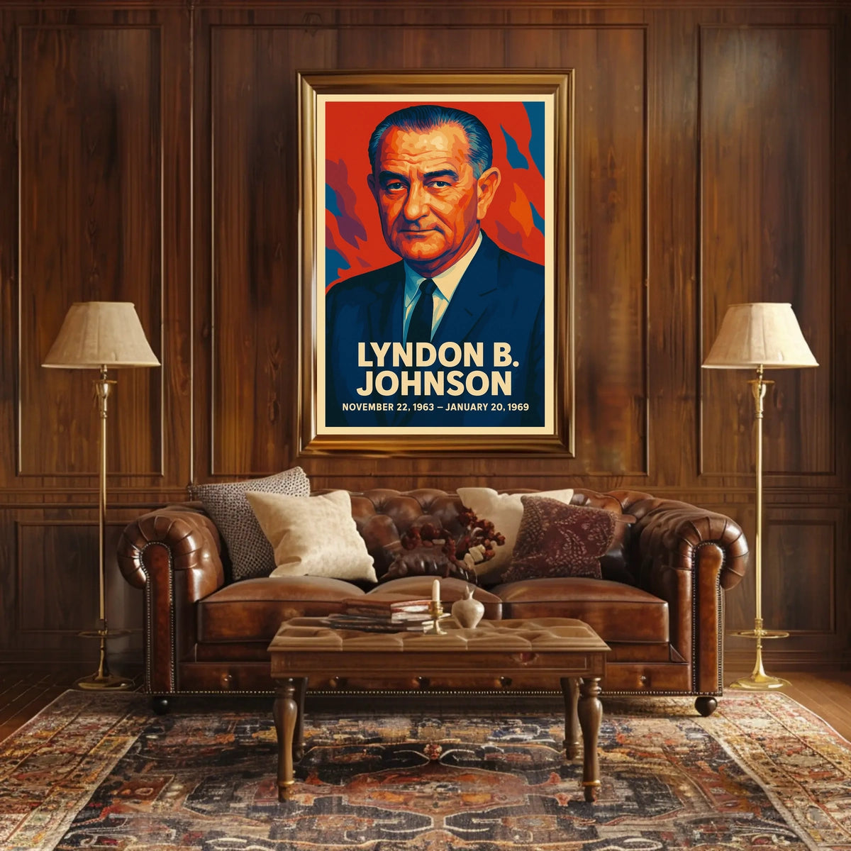 Lyndon B. Johnson Presidential Poster