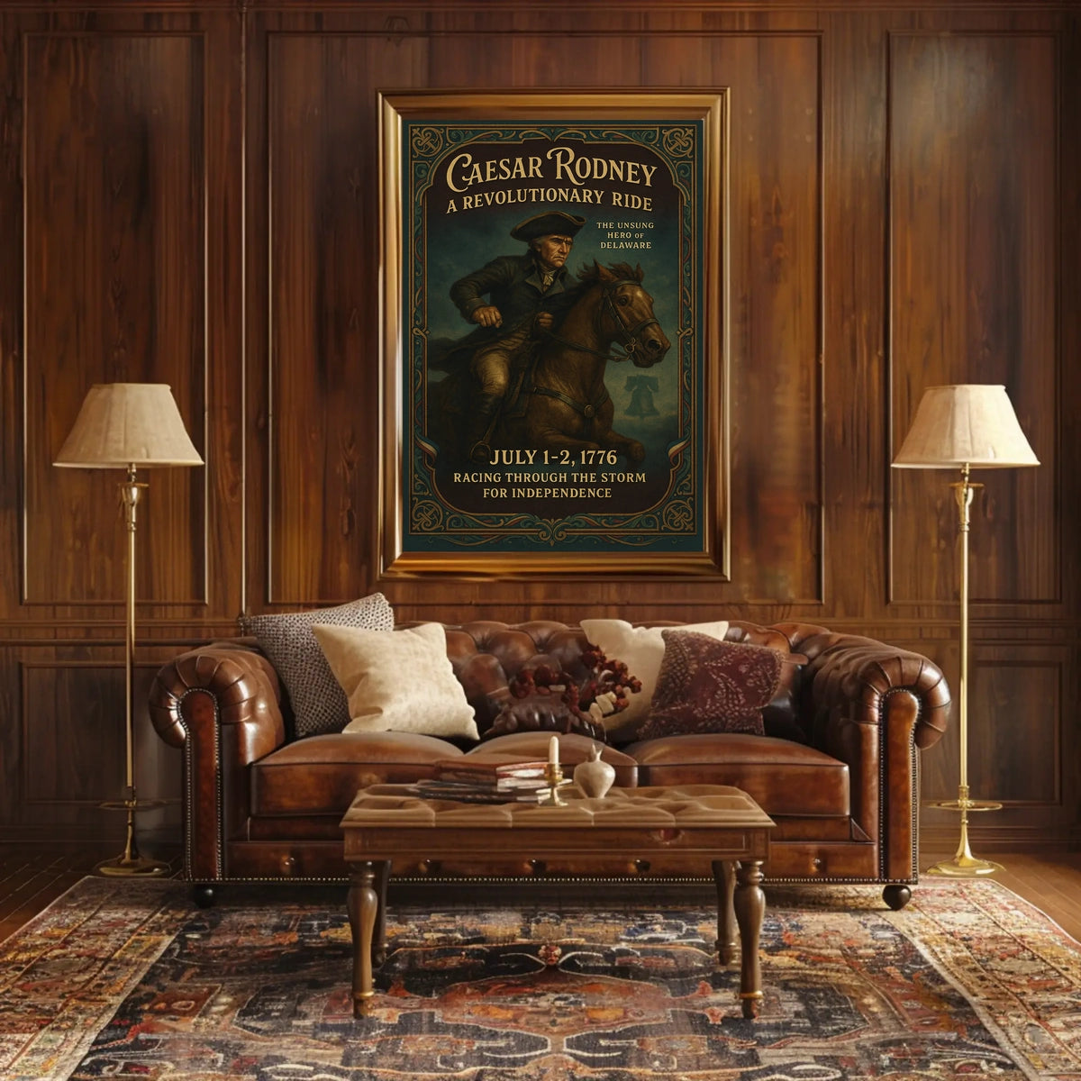 Caesar Rodney A Revolutionary Ride Poster